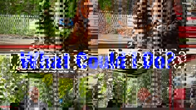 Group of people at a bus stop with words 'What Could I Do?' superimposed over the top.